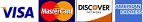 We accept VISA, Mastercard, Discover and American Express.